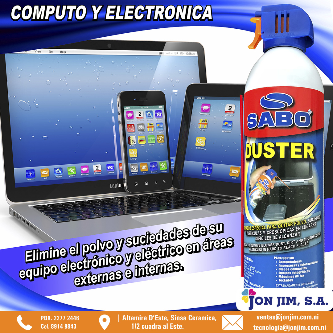 Aire Comprimido Duster SABO 590 ML JON JIM SA