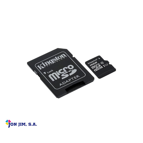 mago violento Estadísticas Memoria Micro SD Kingston 16GB SDC4 - JON JIM, SA