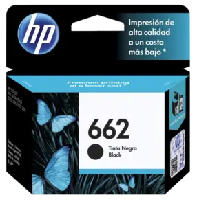 Cartucho de Impresión HP 662 Negro