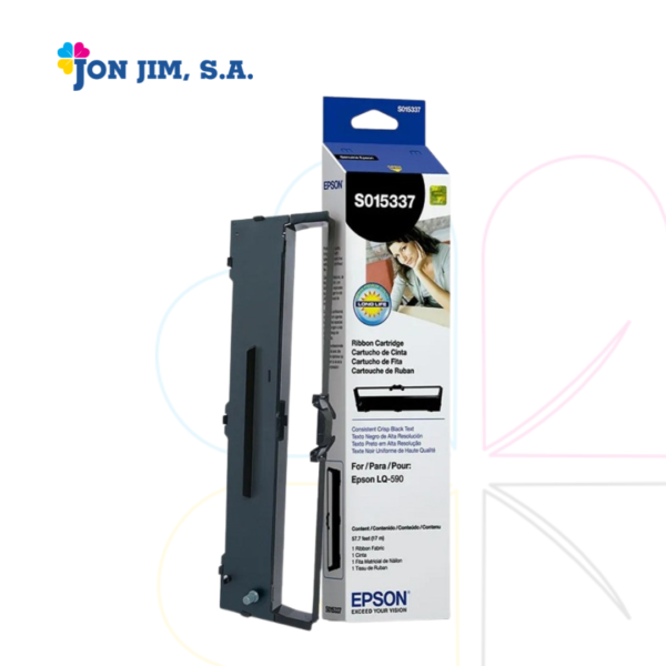 Cinta de Impresion Epson S015337 Negra Original
