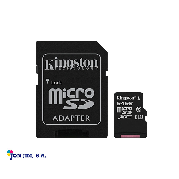 Memoria Micro Micro SD Kingston 64GB SDCS - JON JIM, SA