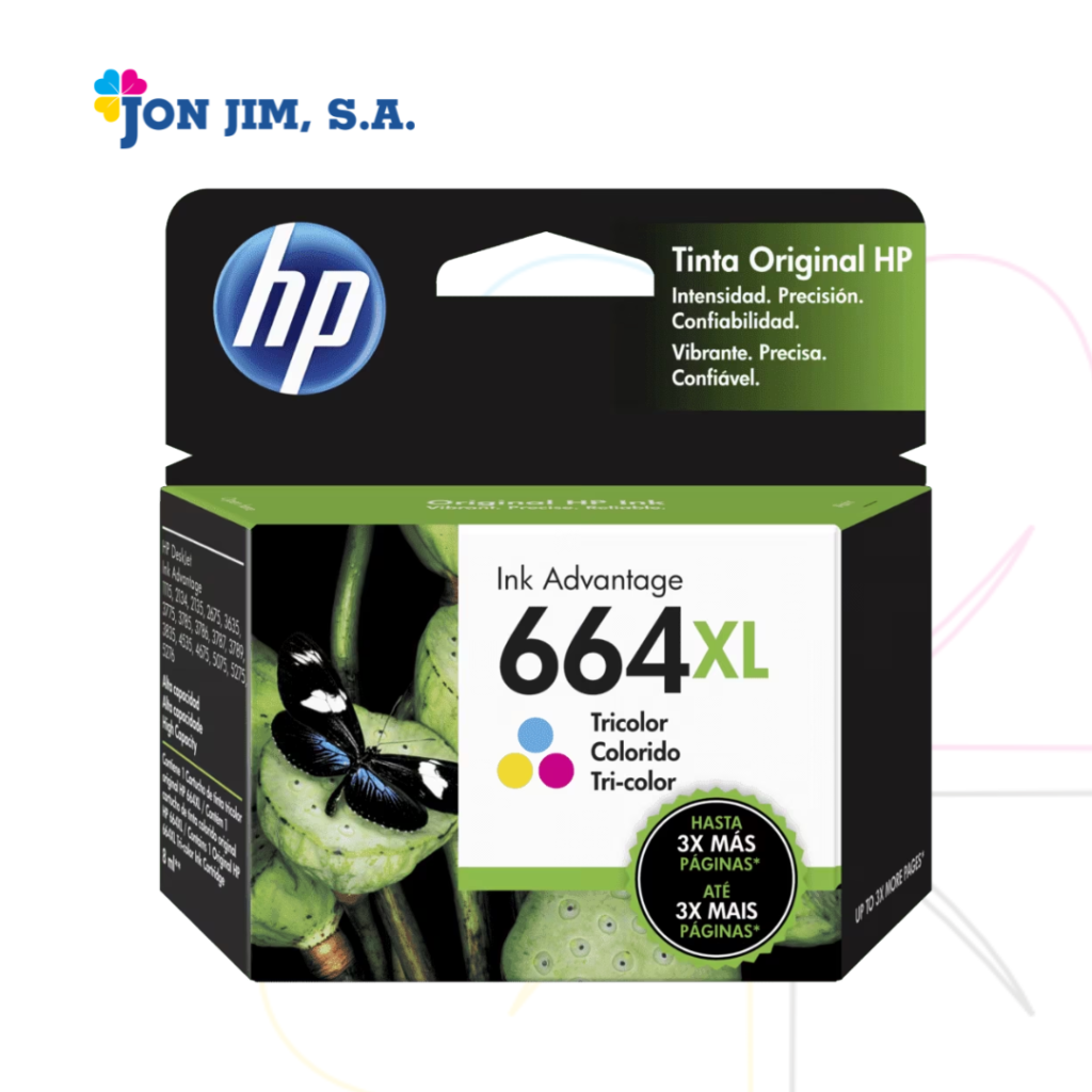 Cartucho Tricolor HP 664XL F6V30AL Original