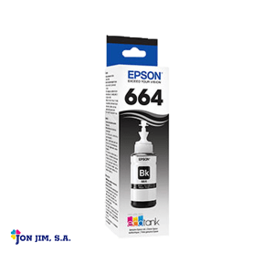 Botellas De Tinta Epson Negro T664120-AL
