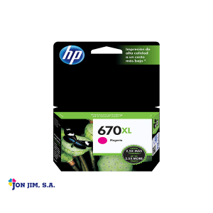 Cartucho De Impresión Magenta HP 670XL (CZ119AL)