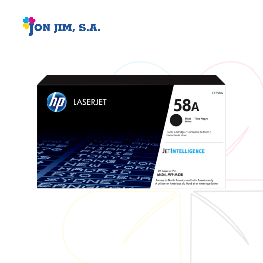Tóner HP 58A Negro Original LaserJet CF258A