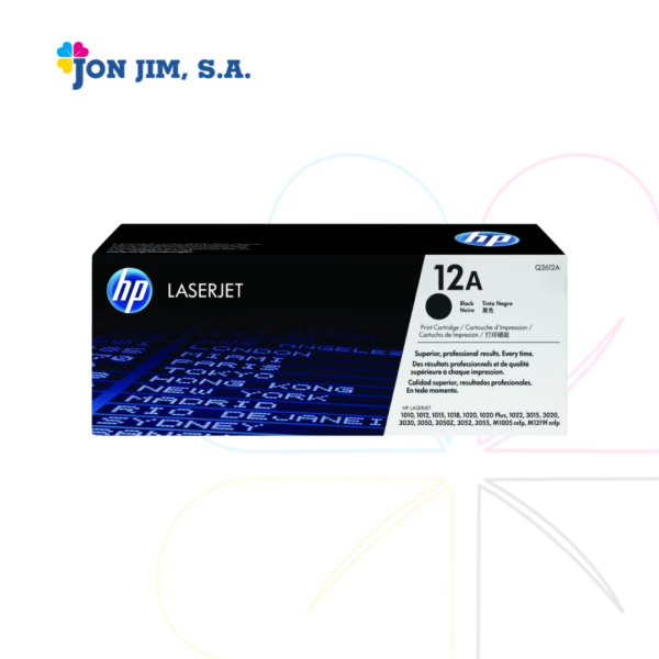Toner HP 12A Original Negro LaserJet Q2612A