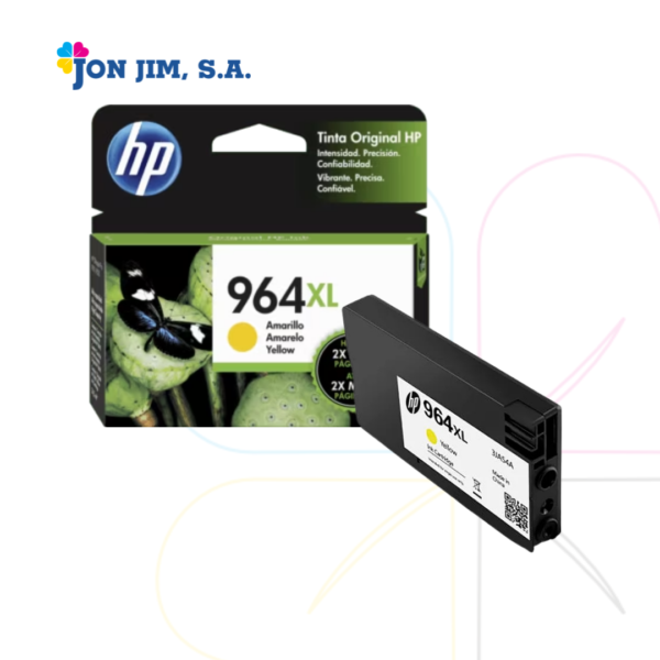 Cartucho De Tinta HP 964XL Amarillo 3JA56AL