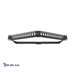 Patch Panel Angulado Para Montaje En Rack (PCGPSMO1U24ANBK)