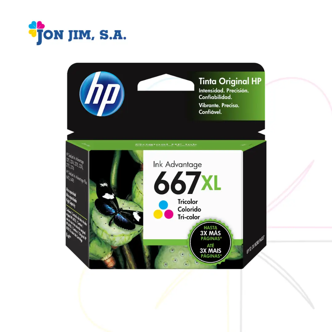 Cartucho De Impresión HP 667XL Tricolor