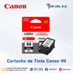 Cartucho de Tinta Canon PG-44 Negro XL Original Genuino